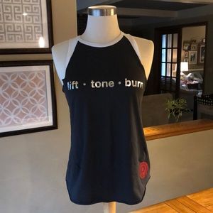 Lift tone burn Pure Barre tank top